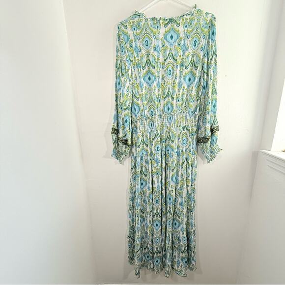 green fringe dress zara Tuckernuck Green Tassel Downing Dress Green / XXS main image 0
